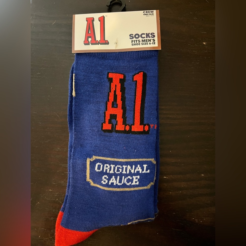 NWT A1 Sauce Crew Socks